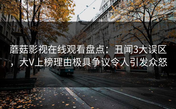 蘑菇影视在线观看盘点：丑闻3大误区，大V上榜理由极具争议令人引发众怒